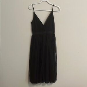 Blue Sleeveless V-Neck Midi Sundress